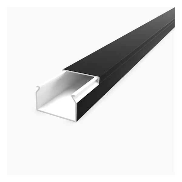 Mutlusan 40X25 Kablo Kanalı(Siyah) Sidem
