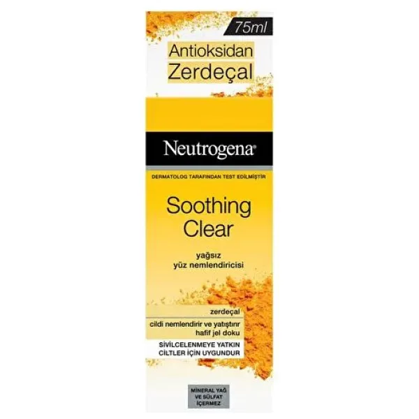 Neutrogena Soothing Clear Yağsız Nemlendirici 75 ml