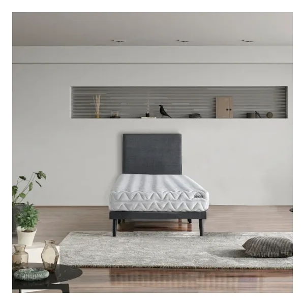 Niron Pocket 80X180 Cm Tek Kişilik Yatak Katlanır Baza Başlık Takımı - Katlanır Baza, Başlık Ve Yatak Seti