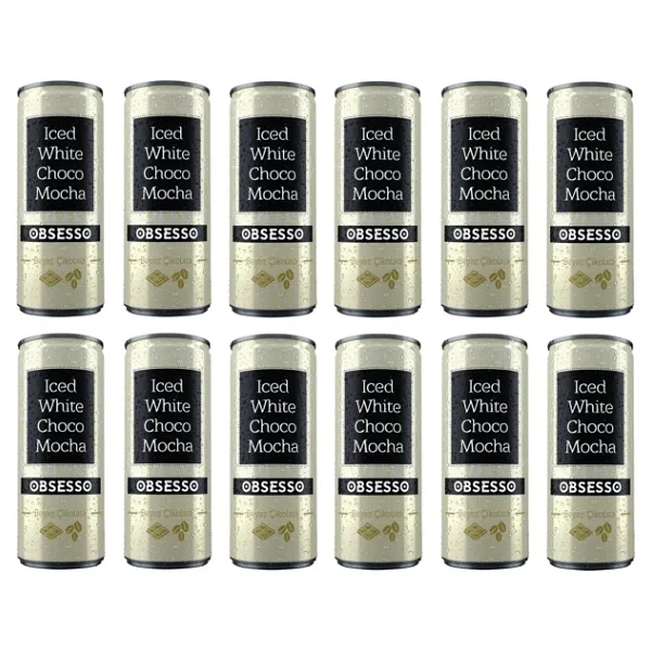 Obsesso Beyaz Cikolata Soguk Kahve 250 Ml X 12 Adet