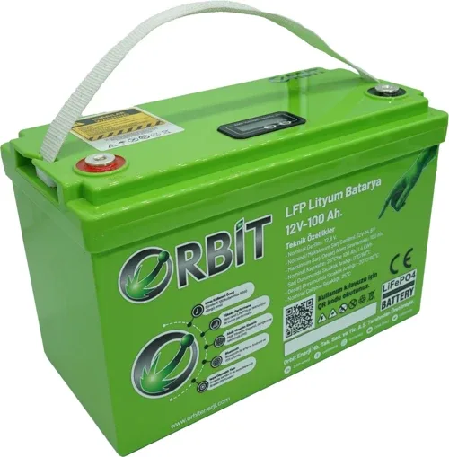 Orbit 12V 100Ah Lifepo4 Lityum Akü