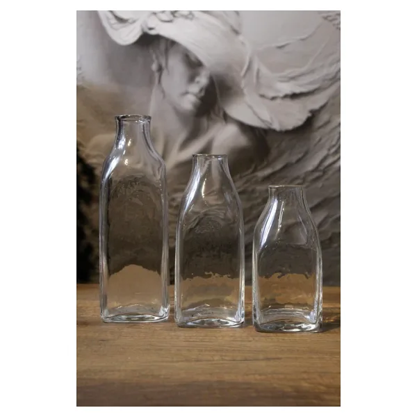 Paşabahçe El İmalatı Kristal 3 Lü Vazo Takımı 91086