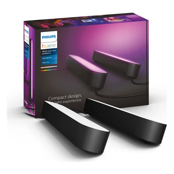 PHILIPS HUE PLAY 2LI EKOPAKET SIYAH Bluetooth Led Aydınlatma