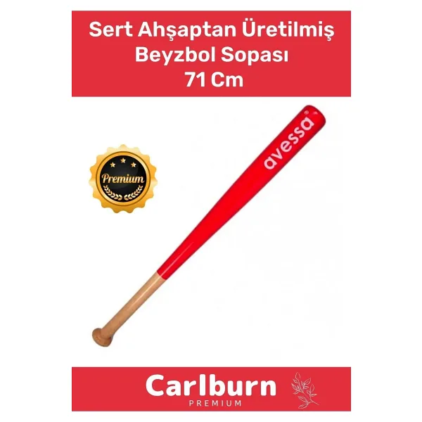 Premium Özel Üretim Mükemmel Kavrayışlı Kırılmaz Kaliteli Ahşap 28 İnc Baseboll Beyzbol Sopası 71 Cm