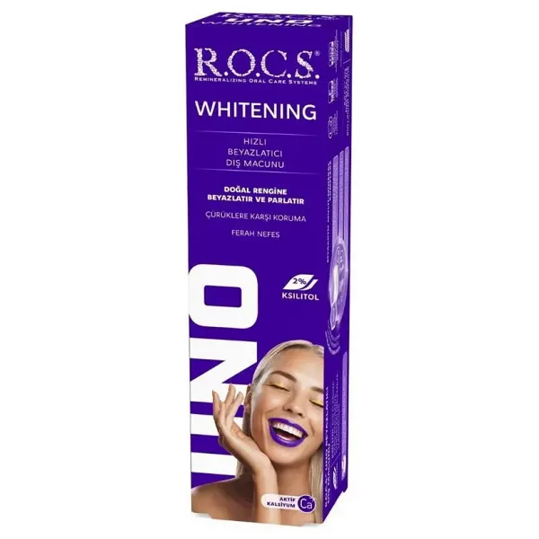 R.O.C.S. Uno Hızlı Beyazlatıcı 60 ml Florürsüz Diş Macunu