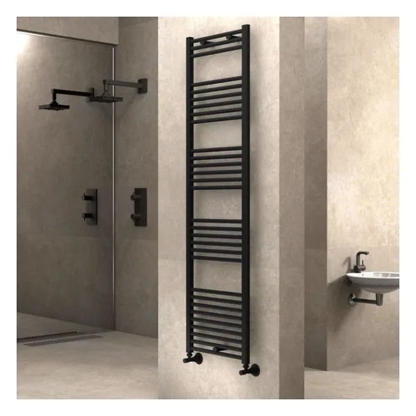 Radiva Haiti 50x180 cm Düz Mat Siyah Havlupan