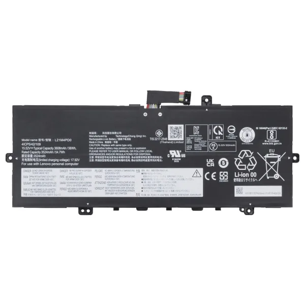 RETRO Lenovo ThinkBook 13x G2 IAP, L21M4PD0 Notebook Bataryası