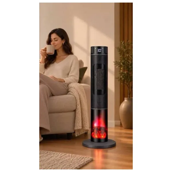 Robo 2000 W Şömineli Kule Tipi Isıtıcı