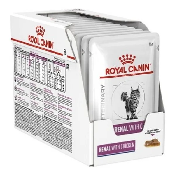 Royal Canin R. Canin Renal Tavuklu Yaş Kedi Maması 12X85 Gr.