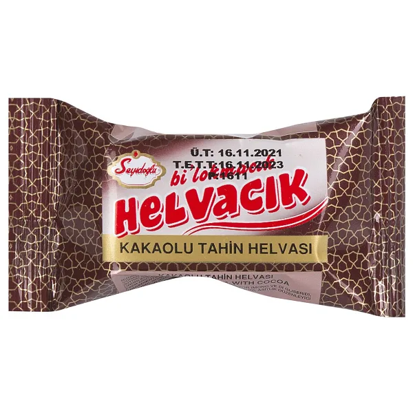 Seyidoğlu Helvacık Kakaolu 20 gr Koli (96 ADET)