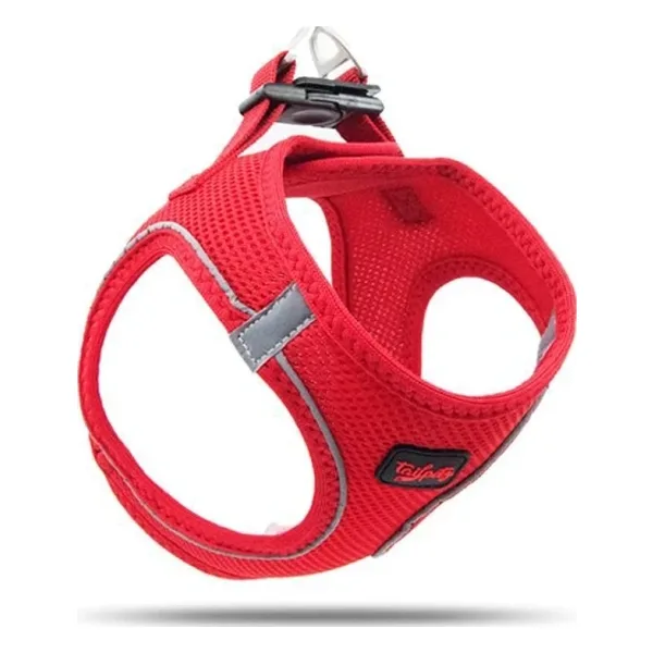 Tailpetz Air Mesh Harness 2XS Kırmızı Köpek Gögüs Tasması