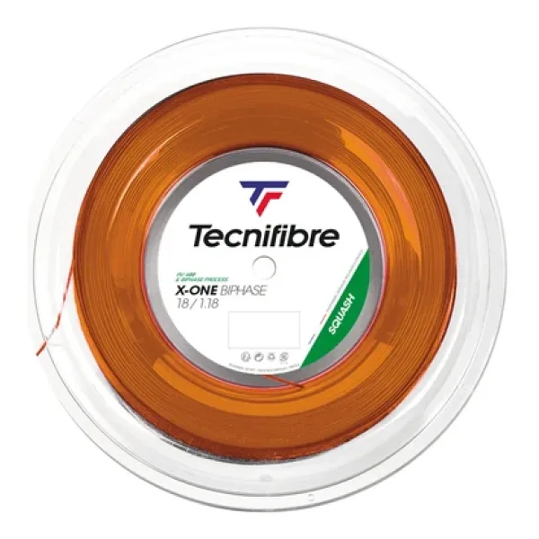Tecnifibre X-One Biphase 18/1.18 200m Turuncu Squash Rulo Kordaj 06RXON118O