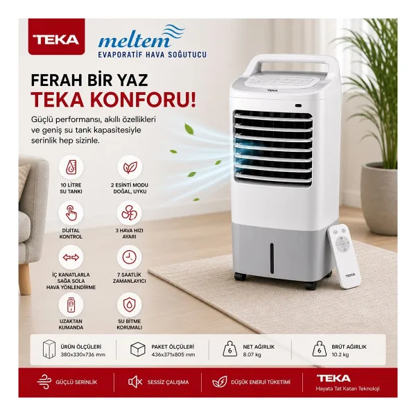 Teka Meltem Uzaktan Kumandalı Hava Soğutucu