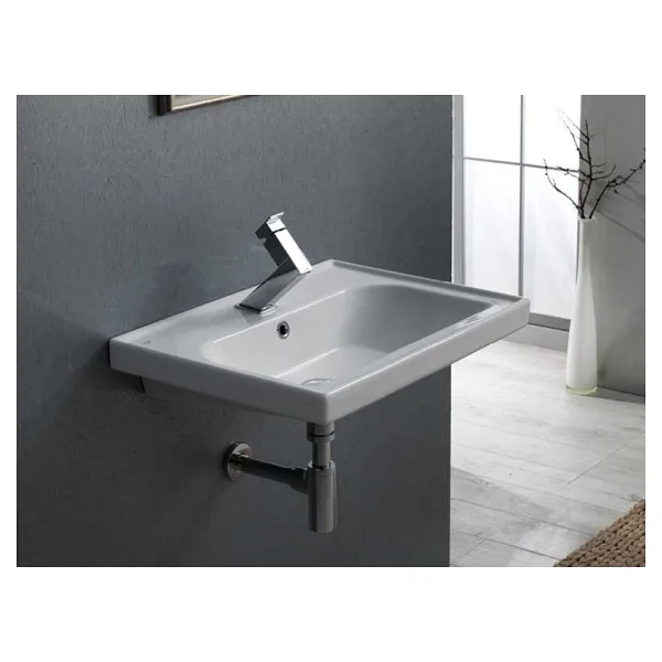 Turkuaz Seramik Frame 65x45 cm Etajerli Lavabo
