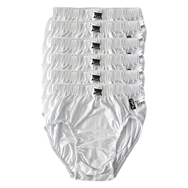 Tutku-6'lı Tutku Erkek Çocuk Slip Külot-Beyaz-7-8 yaş