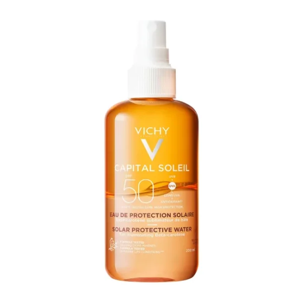Vichy Capital Soleil Solar Protective Water 200 ml 50 Faktör Bronzlaştırıcı Güneş Spreyi