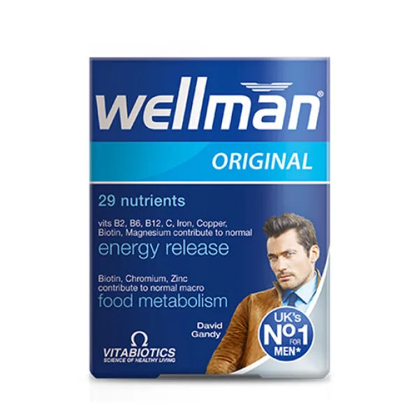 Vitabiotics Wellman Erkek için 30 Tablet