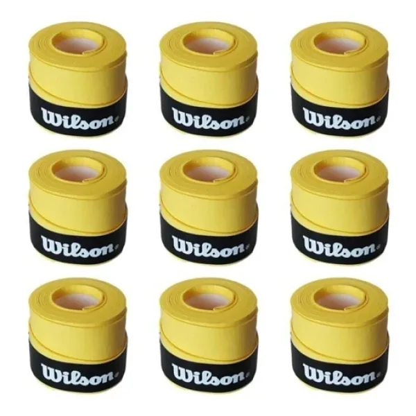 Wilson Bowl O Grips Overgrip 9 Adet Tekli Sarı Grip