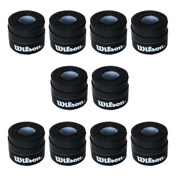 Wilson Comfort Bowl O'Grips 10 Adet Grip, Tenis Raketi Gribi Siyah