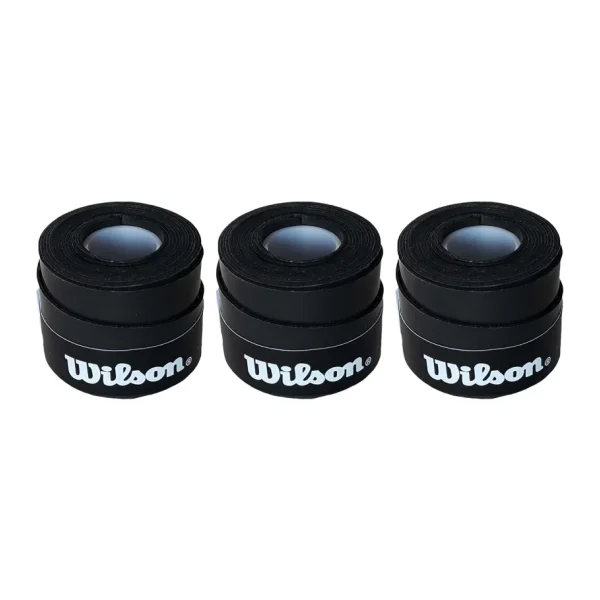 Wilson Comfort Bowl O'Grips Overgrip 3 Adet Grip Tenis Raketi Gribi (Siyah)