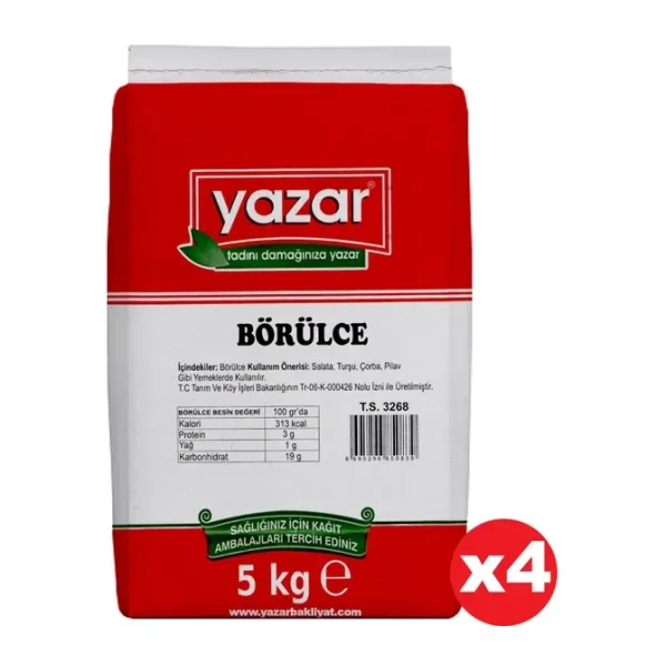 Yazar Börülce 5 kg 4'lü