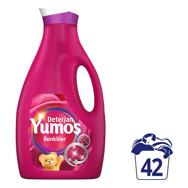 Yumoş Renkliler için Sıvı Deterjan 42 Yıkama 2.52 lt