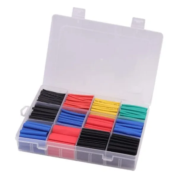 164-530 - 750 Parça Kutulu Makaron Isıyla Daralan Kablo Koruma Kablo Tamir Seti Heat Shrink (530)