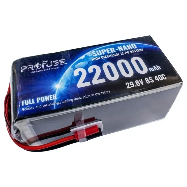 29.6V 8S 22000mAh 40C Lipo Batarya