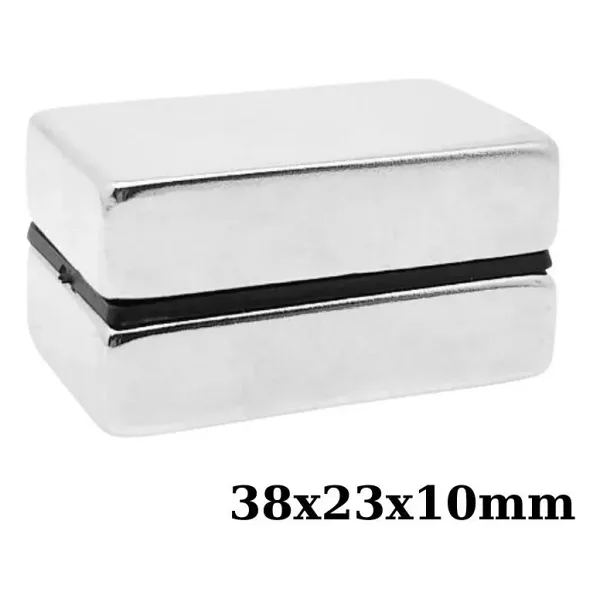 38x23x10mm Neodyum Güçlü Mıknatıs - Neodim Magnet