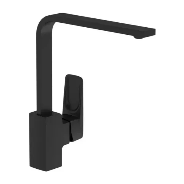 Artema Root Square A4275336 Mat Siyah Mutfak Bataryası