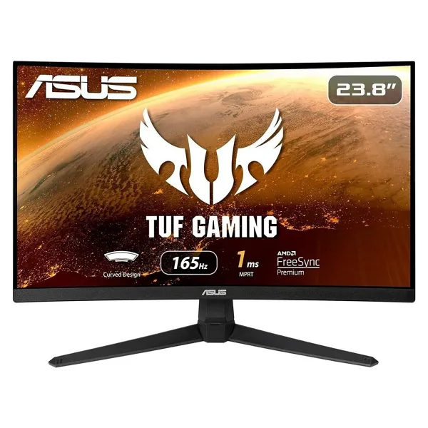 Asus TUF Gaming VG24VQ1B 23.8'' 1 ms Full HD Curved 165 Hz OC Oyuncu Monitörü