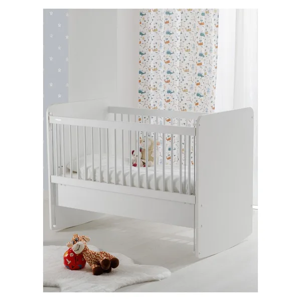 Babywhen BW1075 Pratik Sallanır Anne Yanı Ahşap Beşik 60x120 cm