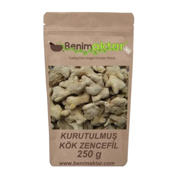 BenimAktar Kurutulmuş Kök Zencefil 250 gr