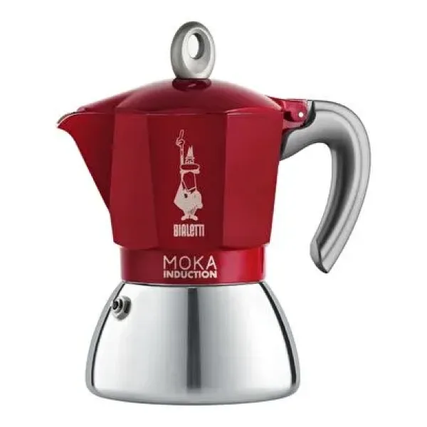 Bialetti İndüksiyon Tabanlı Kırmızı 2 Cup Moka Pot