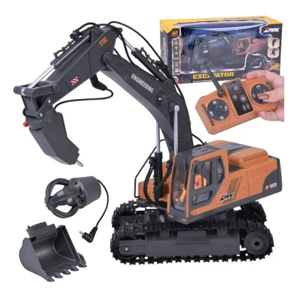 Boratila Toys Metal 2.4Ghz 30 Metre Çekim Mesafeli Işıklı Sesli Full Fonksiyon Kepçe