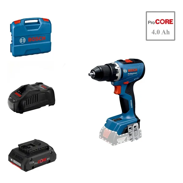 Bosch GSR 18V-65 Tek Akülü 4 Ah Vidalama Makinesi