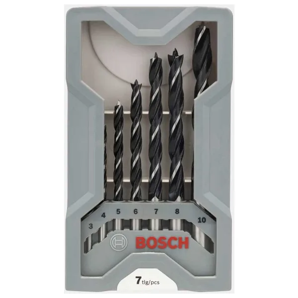 Bosch X-Line Mini 7 Parça Ahşap Matkap Ucu Seti