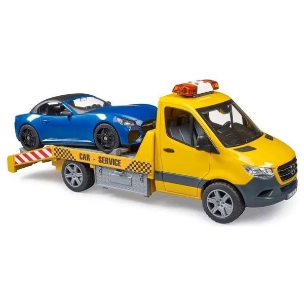 Bruder Mercedes Benz Sprinter Araba Çekici ve Roadster Araba BR02675
