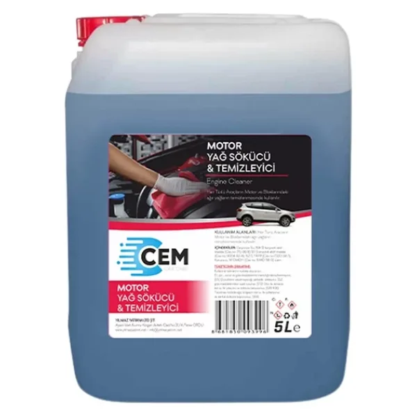 Cem Car Care Motor Yağ Sökücü Ve Temizleyici 5 Kg