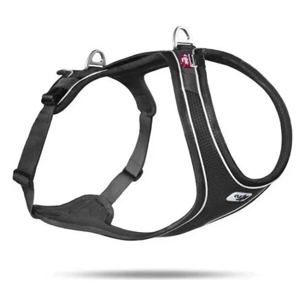 Curli Belka Comfort XS Köpek Göğüs Tasması - Siyah