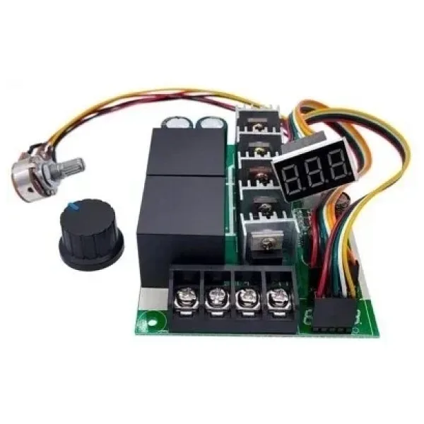 DC 10V-55V 60A 3000W Ekranlı PWM Motor Sürücü
