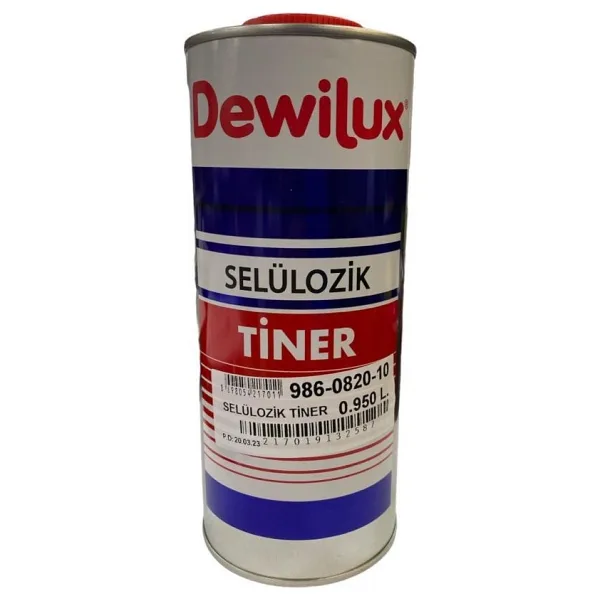 DEWİLÜX SELÜLOZİK TİNER 950 ML
