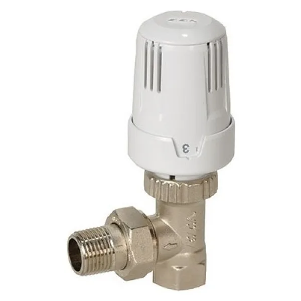 Eca 1/2 Termostatik Köşe Radyatör Vanası Trv3 2'li Paket (havlupan Kalorifer Petek)