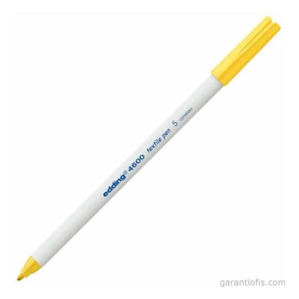 Edding E-4600 Tekstil Kalemi Sarı