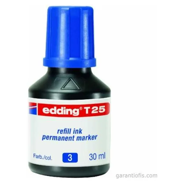 Edding T25 Permanent Mavi Mürekkep