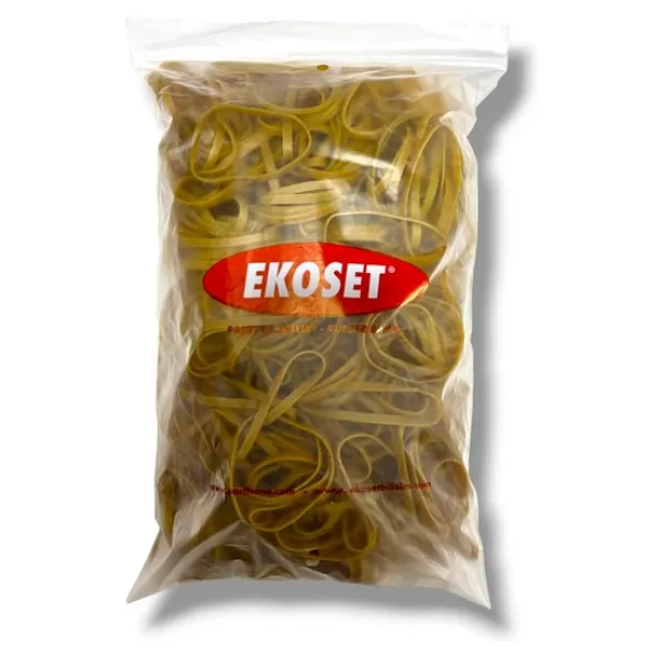 Ekoset Geniş Kauçuk Paket Ambalaj Kasa Lastiği 70X5mm 1Kg