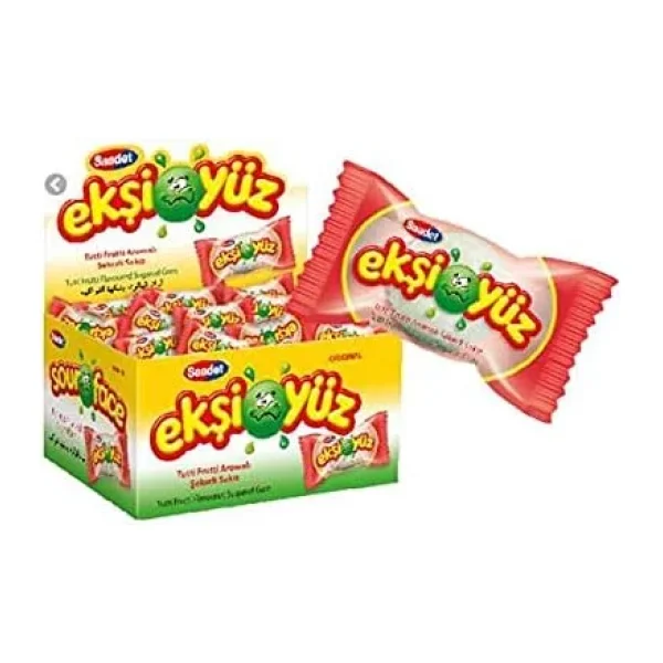 EKŞİYÜZ Şekerli Sakız 100'lü Kutu Tutti Frutti