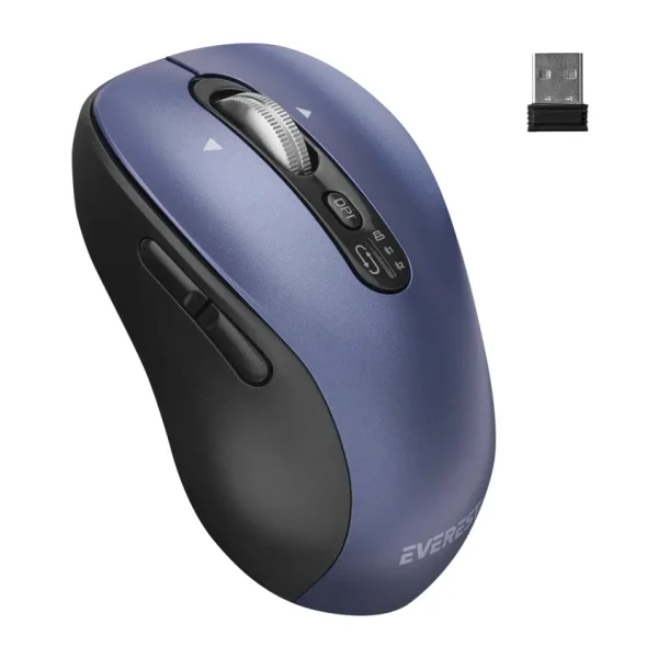Everest Eternal Siyah Optik Kablosuz Mouse