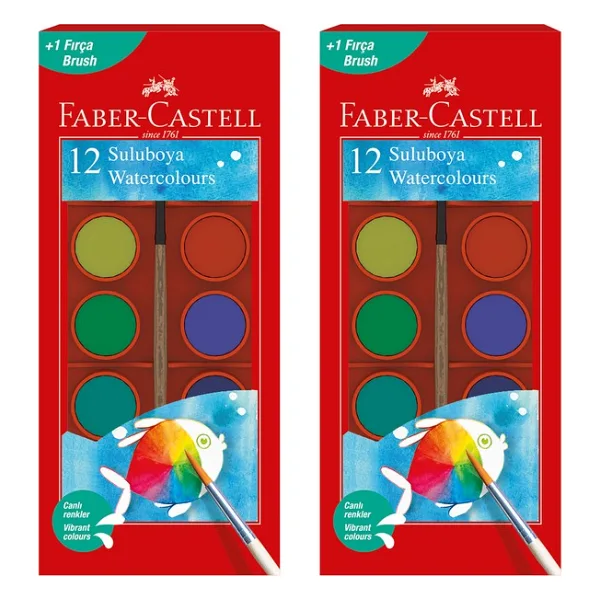 Faber-Castell Fc Suluboya Küçük Boy 12 R. 2li