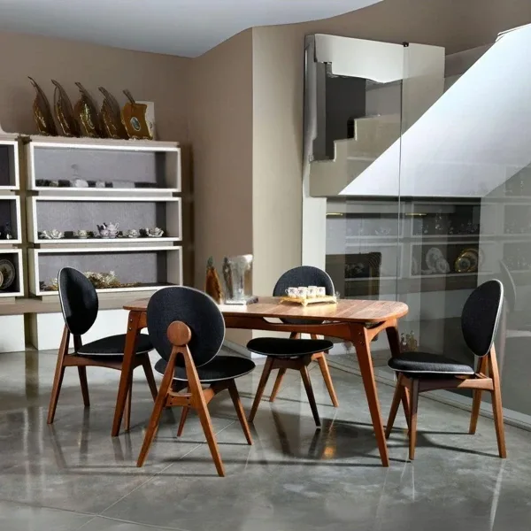 Gazzini Furniture Orion Iskandinav Ahşap Sandalye